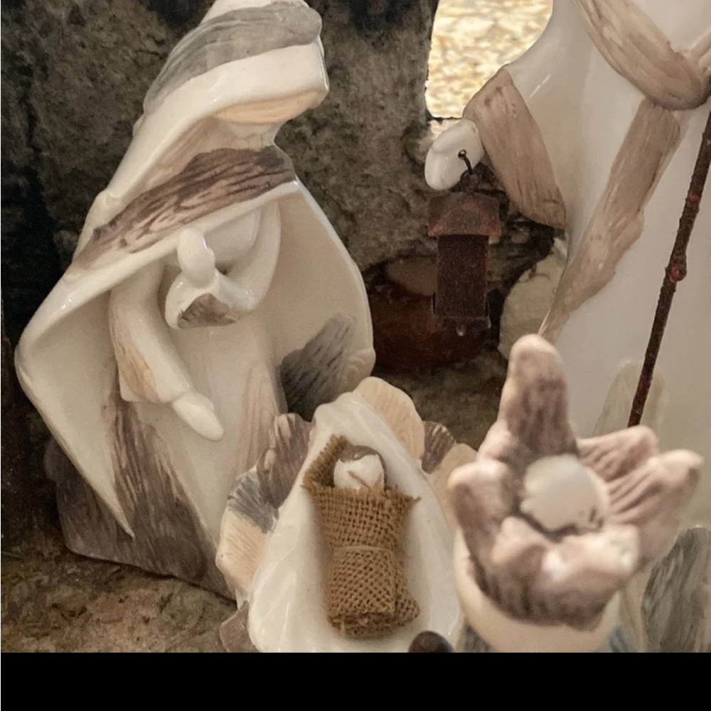 Complete nativity set figures matte finish, crèche, mat - Picture 6 of 9